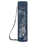 Gonex Yoga Mat Bag, Full-Zip Exercise Gym Carry Bag Durable Waterproof Oxford Cloth with 2 Pockets, Adjustable Shoulder Strap