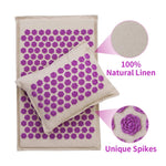 Skipe Mat Acupressure Mat, Massage Mat and Pillow Set Yoga Mat Relieve Back, Neck and Sciatic Pain, Relax Muscles, Relieve
