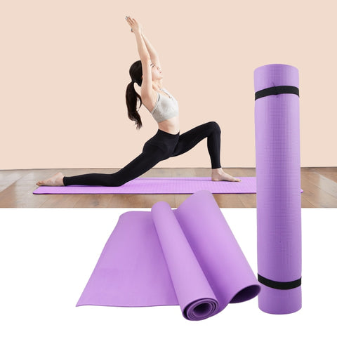 4MM PVC Yoga Mats Anti-slip Blanket PVC Gymnastic Sport Health Lose Weight Fitness Exercise Pad Women Sport Yoga Mat