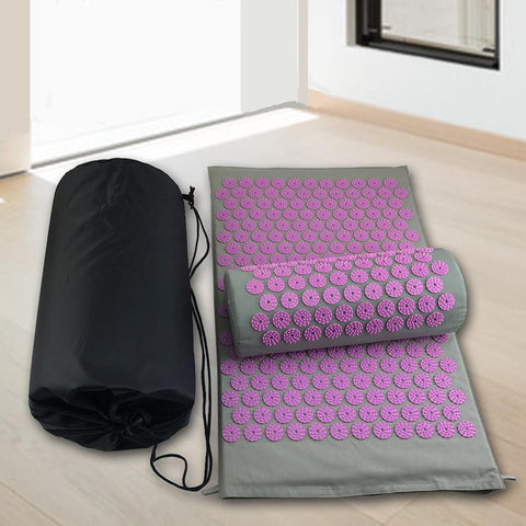 Massager Cushions Acupressure Relieve Back Pain Spike Mat Massage Yoga Mats Yoga Mat with Pillow Needle Massager