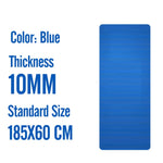 185X80X1.5cm Men Gym Mats Large Size NBR Non-slip Yoga Mats For Fitness Mat 15MM Fitness Sport Pad With Bandages Big Size Tapete