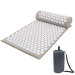 Massager Cushion Acupuncture Sets Relieve Stress Back Pain Acupressure Mat Pillow Mat Rose Spike Massage Relaxation Yoga Mat