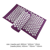 Massager Cushions Lotus Acupressure Mats Pillow Yoga Mats Relieve Back Pain Spike Mat Head Neck Foot Anti-stress Needle Massager