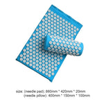 Massager Cushions Lotus Acupressure Mats Pillow Yoga Mats Relieve Back Pain Spike Mat Head Neck Foot Anti-stress Needle Massager