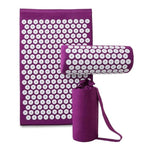 Lotus Acupuncture Massage Pad Needle Prick Acupoint Massager Yoga Mat Cushion For Neck Head Pain Relief Muscle Stress Relax Set