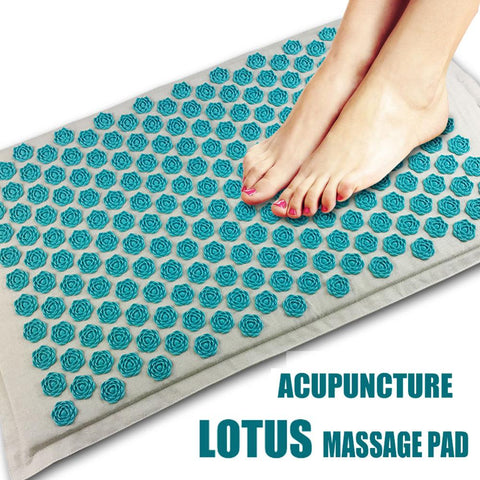 Mat Lotus Spike Acupressure Massager Relaxation Relief Stress Cushion Yoga Mat Relieve Body Stress Pain Spike Winter Yoga Mat