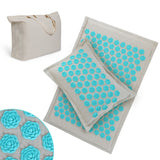 Skipe Mat Acupressure Mat, Massage Mat and Pillow Set Yoga Mat Relieve Back, Neck and Sciatic Pain, Relax Muscles, Relieve