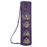 Gonex Yoga Mat Bag, Full-Zip Exercise Gym Carry Bag Durable Waterproof Oxford Cloth with 2 Pockets, Adjustable Shoulder Strap