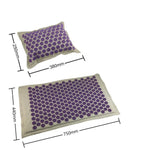 Mat Lotus Spike Acupressure Massager Relaxation Relief Stress Cushion Yoga Mat Relieve Body Stress Pain Spike Winter Yoga Mat
