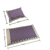 Mat Lotus Spike Acupressure Massager Relaxation Relief Stress Cushion Yoga Mat Relieve Body Stress Pain Spike Winter Yoga Mat