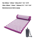 Lotus Massage Pad Massager Pillow Acupressure Relieve Body Back Pain Spike Mat Cushions Massage Yoga Mats