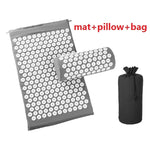 Non-Slip Acupressure Cushion Massage Mat Body Pain Spike Fitness Pilates Exercise Pillow Yoga Mat Gift Bag Applicator kuznetsov